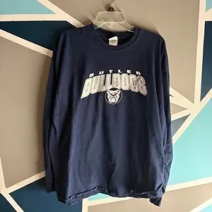 Gildan | Shirts | Butler Mens Navy And Blue Shirt | Poshmark